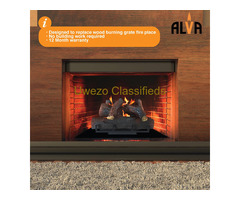 Alva log fireplace indoor gas room heaters warmers - 2