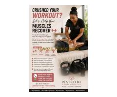Crushed your workout? Let's help your muscles recover +254718659310