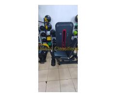 Gym commercial leg curl extension
